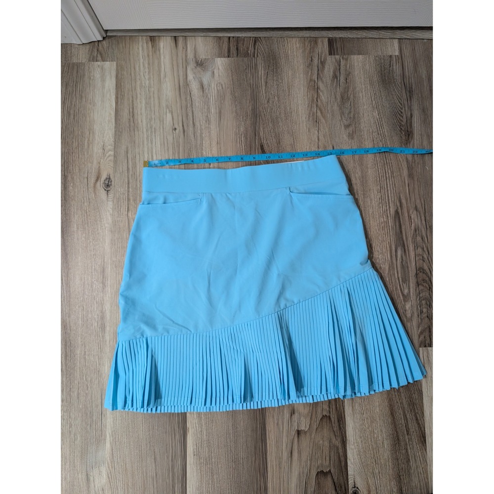 NWT, Chicos Zenergy, US 4, Pleated Athletic Skort, Blue, Golf Tennis Preppy